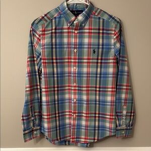 Boys Ralph Lauren Plaid Button Down